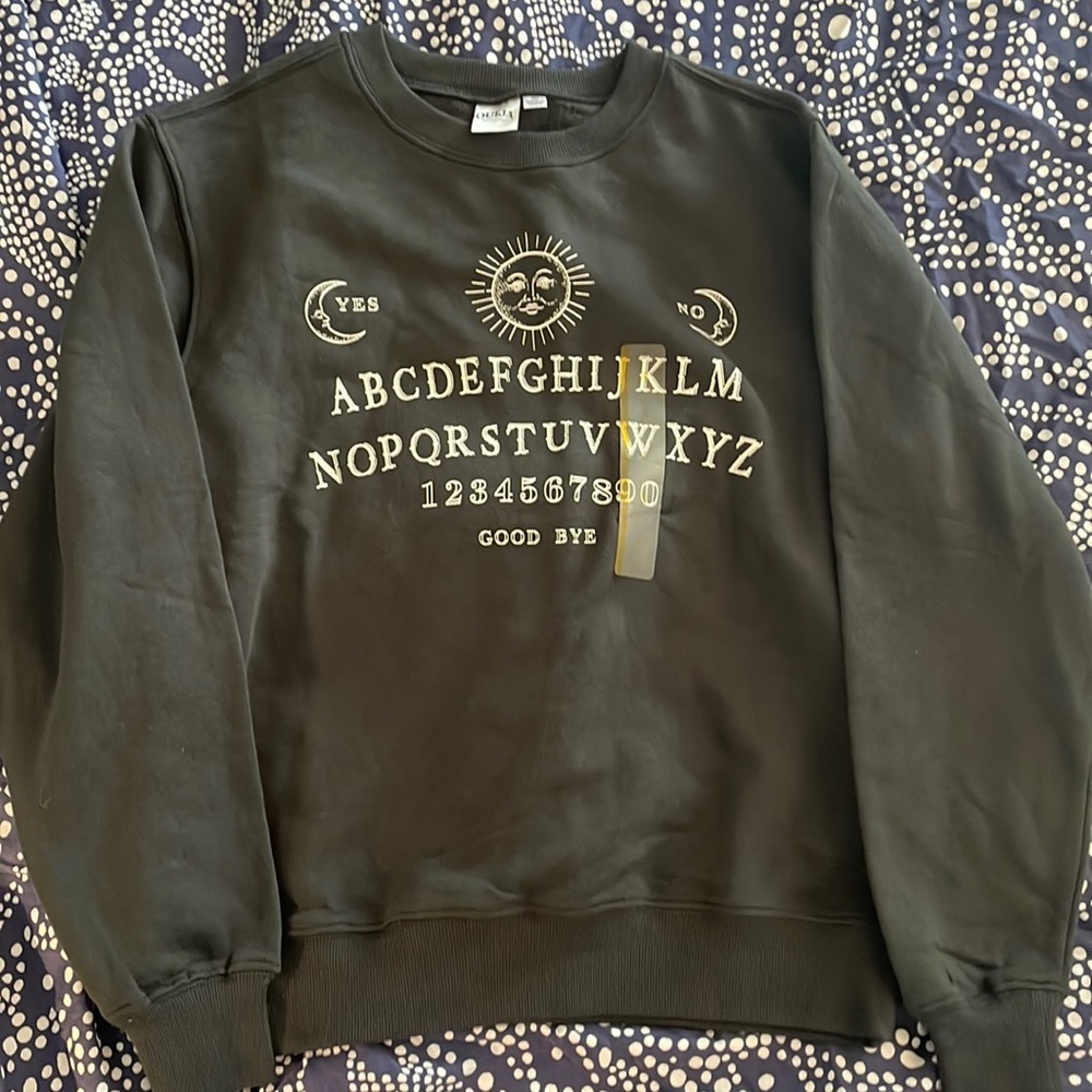 Unisex Ouija Board Vintage Logo Sweatshirt / Halloween - Picture 2 of 5